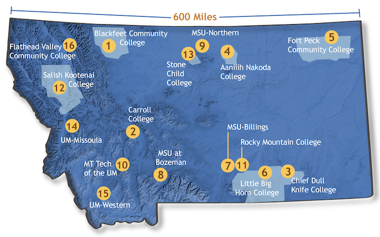 Montana Colleges Schools And Universities
